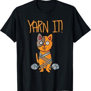 Yarn It Cat Playing With Spool Of Cotton Knitting